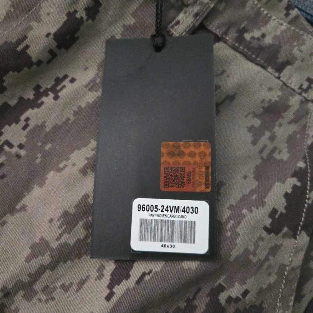 Harley Davidson New Cotton Camo Pants Men 40 x 30 Cargo Pants 112025 - Picture 7 of 12
